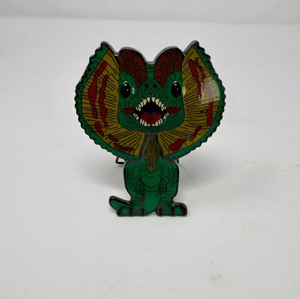 Funko Jurassic Park Dilophosaurus Enamel Pin 3 Post Stand Up 3” 2022